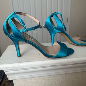 Nina Venetia Blue Heels Sandals